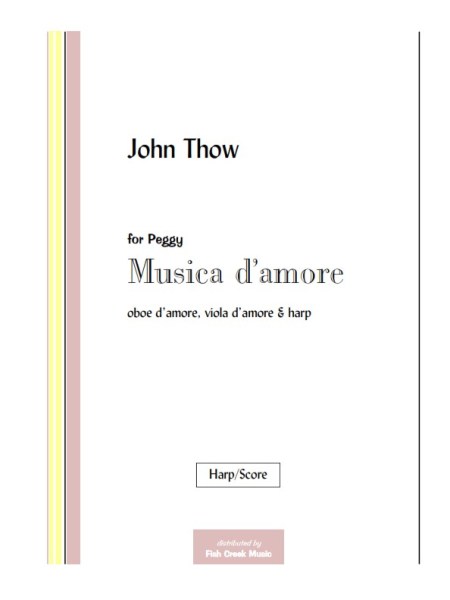 Musica d’amore (oboe d’amore, viola d’amore & harp)