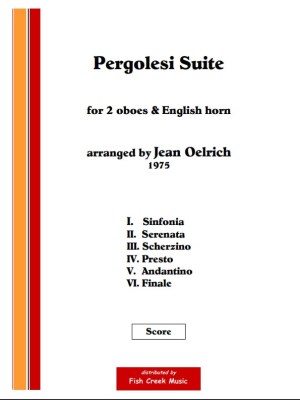 Pergolesi Suite (2 oboes, English Horn)
